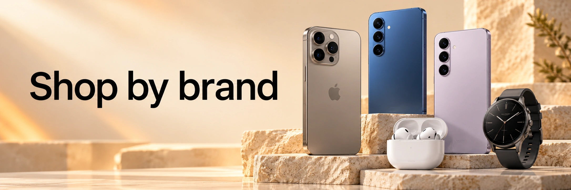 Shop by brand — discover premium phones and accessories